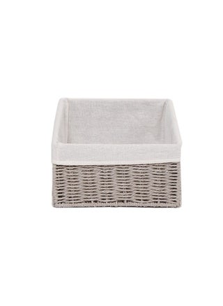 Homesmiths Large Storage Basket Grey With Liner 36 X 27 X 13 Cm - pzsku/Z29A0DBBDA6DBB2F8EAE9Z/45/_/1666107829/941c77b4-eb44-4ce1-95b4-9b2d02599658