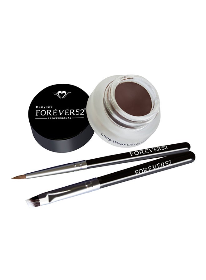 FOREVER52 Long Wear Gel Eye Liner Tattoo Dark Brown - Image 1