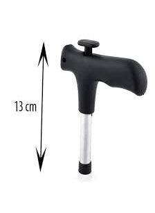 Pavan Ecommerce Coconut Opener Stainless Steel Tool Driller Easy and Comfortable Grip Safe for Your Hands Set of 1 Block Silver Color Pack of 1