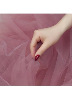 Generic Trendy Solid Color Lace Tulle Photography Background Prop Candy powder 1*1.5 meters 