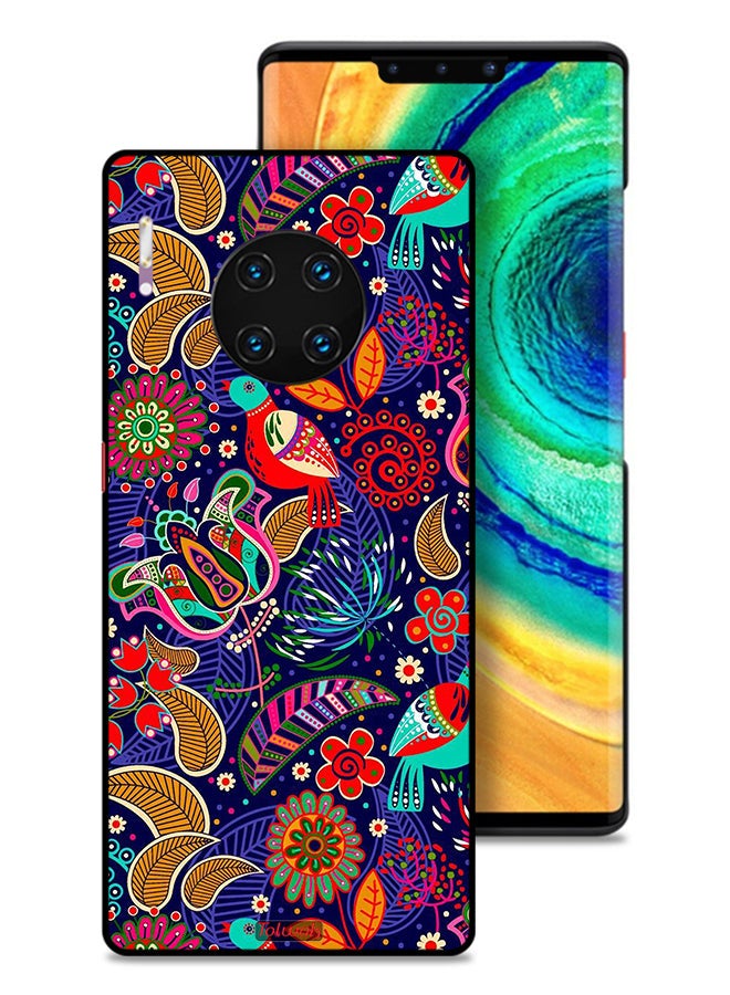 Tolwak Huawei Mate 30 Pro 4G Protective Case Cover Birds And Floral Pattern - Image 1