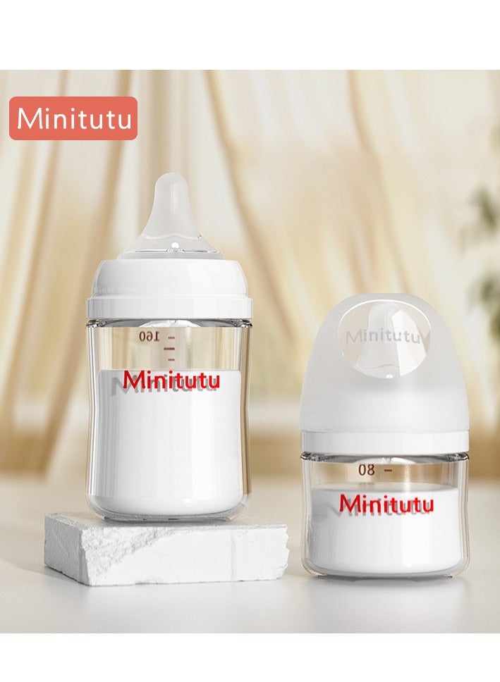 Minitutu Wide-mouth Baby Bottle for Premature Infants - Specifically Designed for Newborns. Available in 80ML, 160ML and 240ML sizes. - Image 3