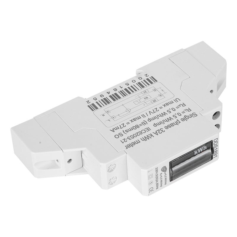 Single Phase Meter DDS1891 High Accuracy 2P LCD Electricity Rail Energy Meters 50Hz 230V - Image 4