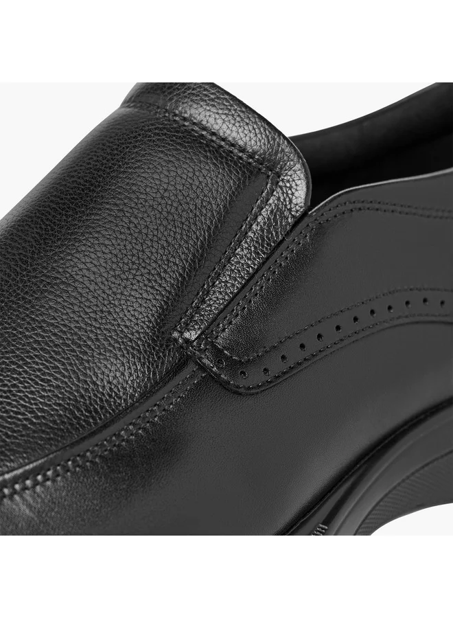 Le Confort Men Textured Slip-On Loafers