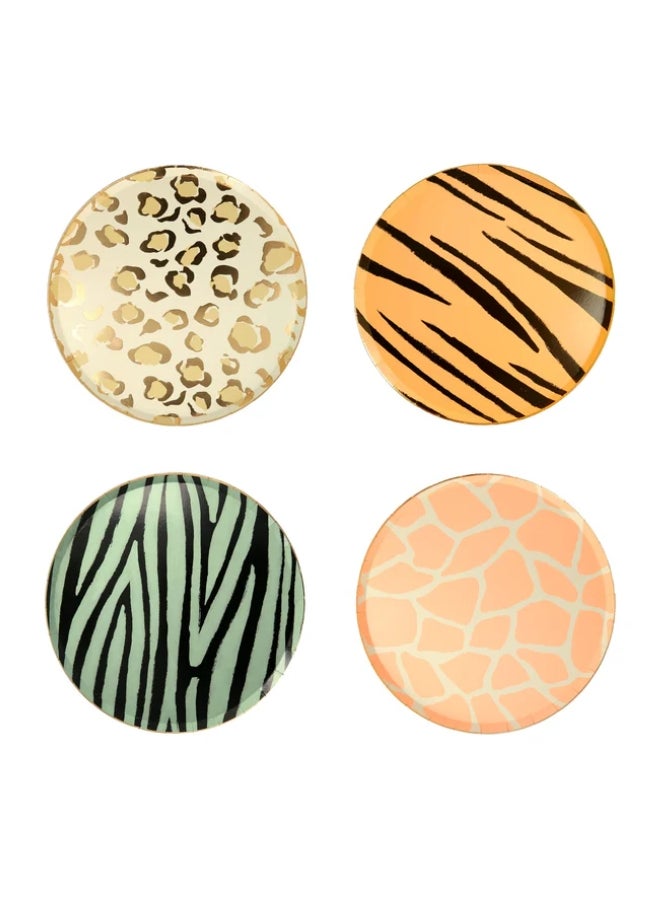 Meri Meri Safari Animal Print Side Plates - Image 1