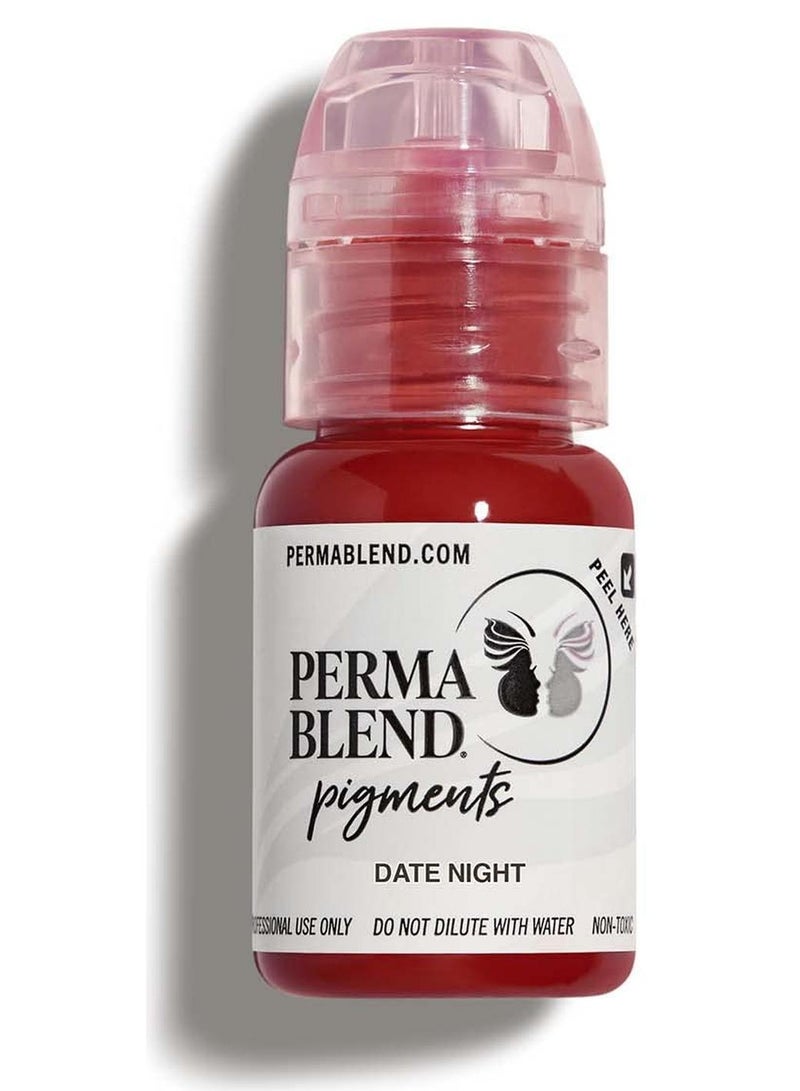 Perma Blend  Date Night  Deep Red Tattoo Ink for Permanent Makeup  Lip Blush Microblading Ink to Enhance Color  Lip Blushing  Tattoo Supplies  Vegan 05 oz