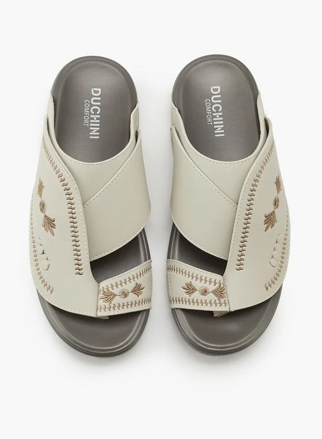 دوتشيني صنادل رجالية مطرزة سهلة الارتداء