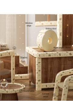 bbet Furniture Edge and Corner Guards for kid, Childsafe Corners | 2m Baby Child Proofing Set NonToxic and Safe for Table  - Image 3