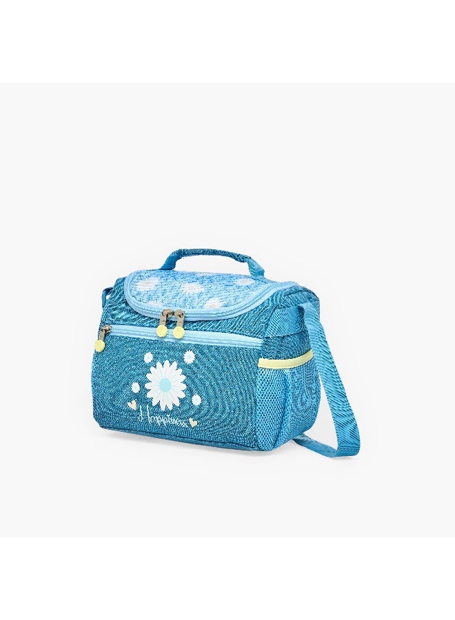 Enso-Happiness-Lunch Bag-1 Cmprt-Polyester) Blue \ 23.5X19X17 - Image 3