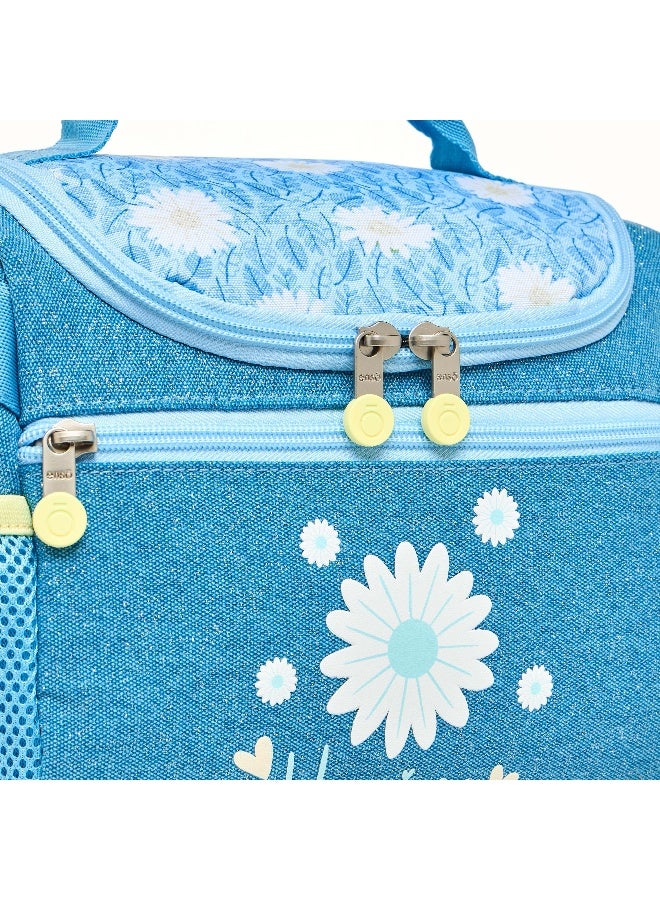 Enso-Happiness-Lunch Bag-1 Cmprt-Polyester) Blue \ 23.5X19X17 - Image 5
