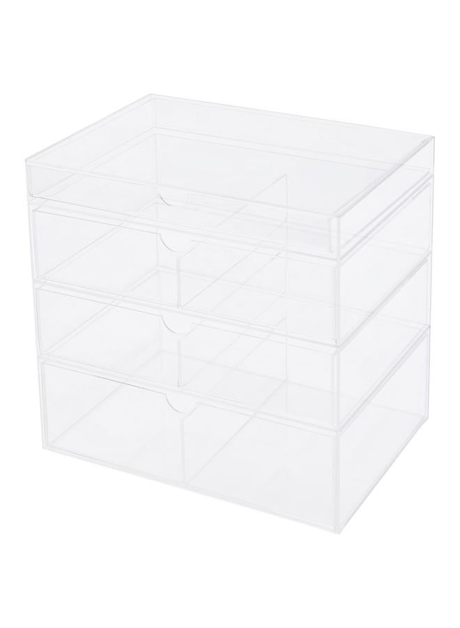 Zaboon Make-Up Storage With 4 Drawers, 25.5X18 Cm - Image 1