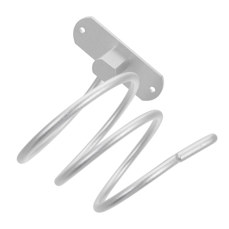 Aluminum Bathroom Wall Shelf Wall-mounted Hair Dryer Rack Storage Hairdryer Rack - Image 1