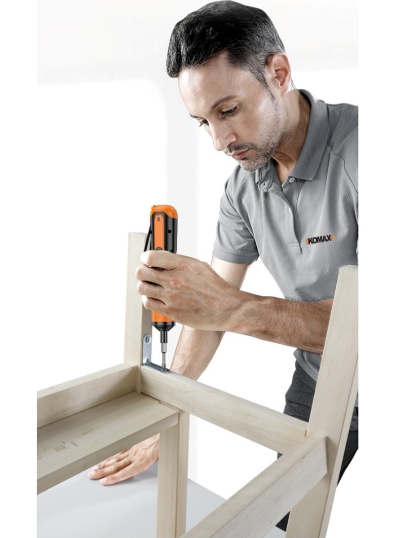 komax V6 Powered Cordless Screwdriver and Bit Set - Image 3