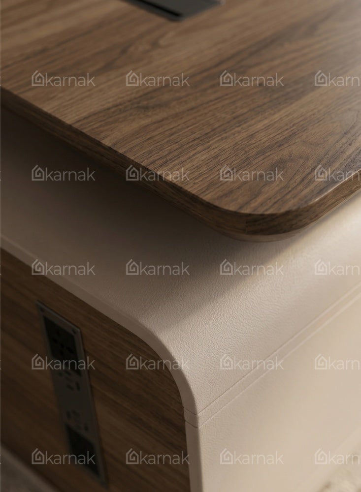 Karnak Velora Executive Desk, Large Computer Table Computer Desk, For Office Use. - Image 4