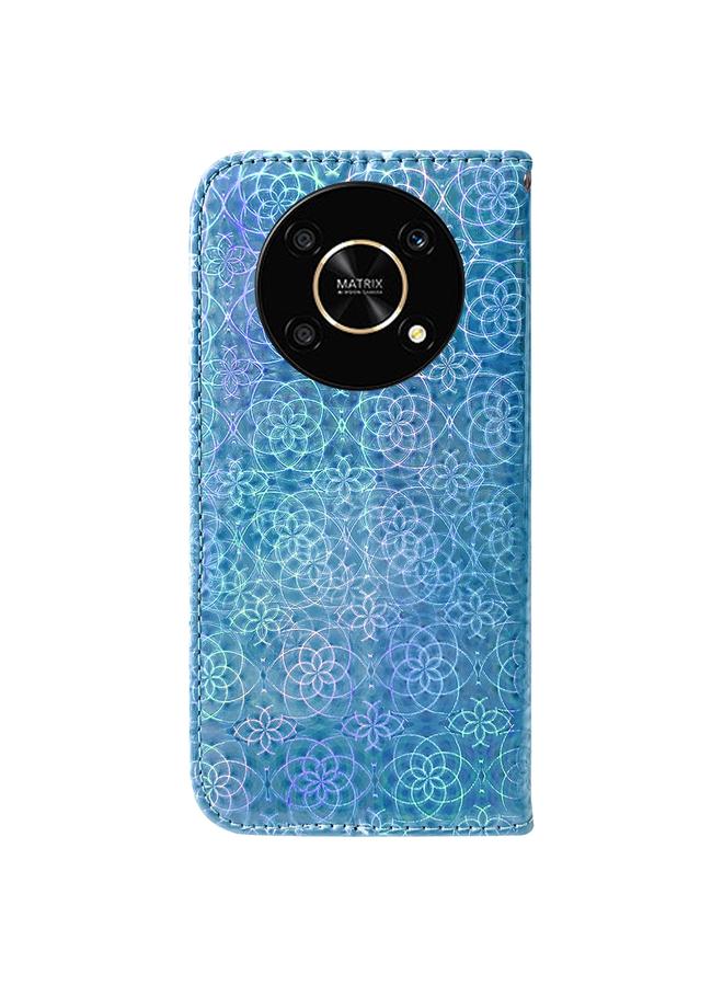 اس-توب جراب هاتف Honor X9 / X9 5G مصنوع من الجلد الملون مع مشبك مغناطيسي - Image 3