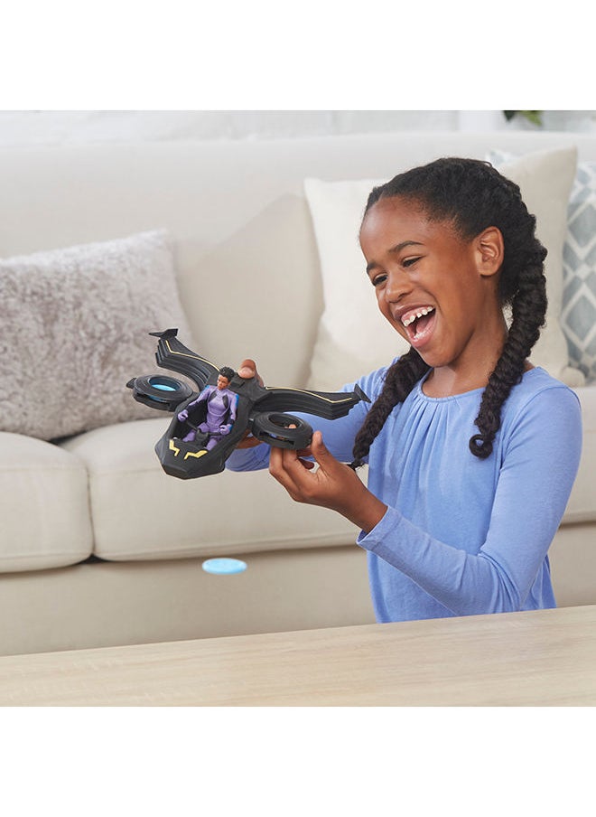 Black Panther Marvel Studios'  Wakanda Forever Vibranium Blast Sunbird with 6-Inch Shuri Action Figure, Toy for Kids Ages 4 and Up  - Image 5