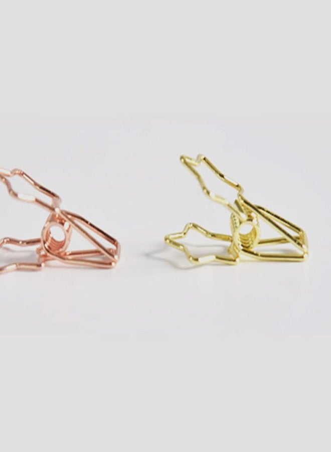 TOYANDONA 16Pcs Metal Photo Clamps Star Shape Lightweight Clips for Home Office School Organizing Photos Notes and Crafts - Image 2