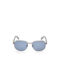Timberland Men's Metal Sunglasses TB0001806D53 Lens Size: 53 Millimeter - Shiny Dark Ruthenium  - Image 2