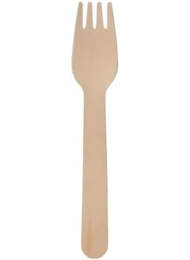 Hotpack Eco Friendly Disposable Wooden Fork 50 Pieces' 50 Units - Image 3