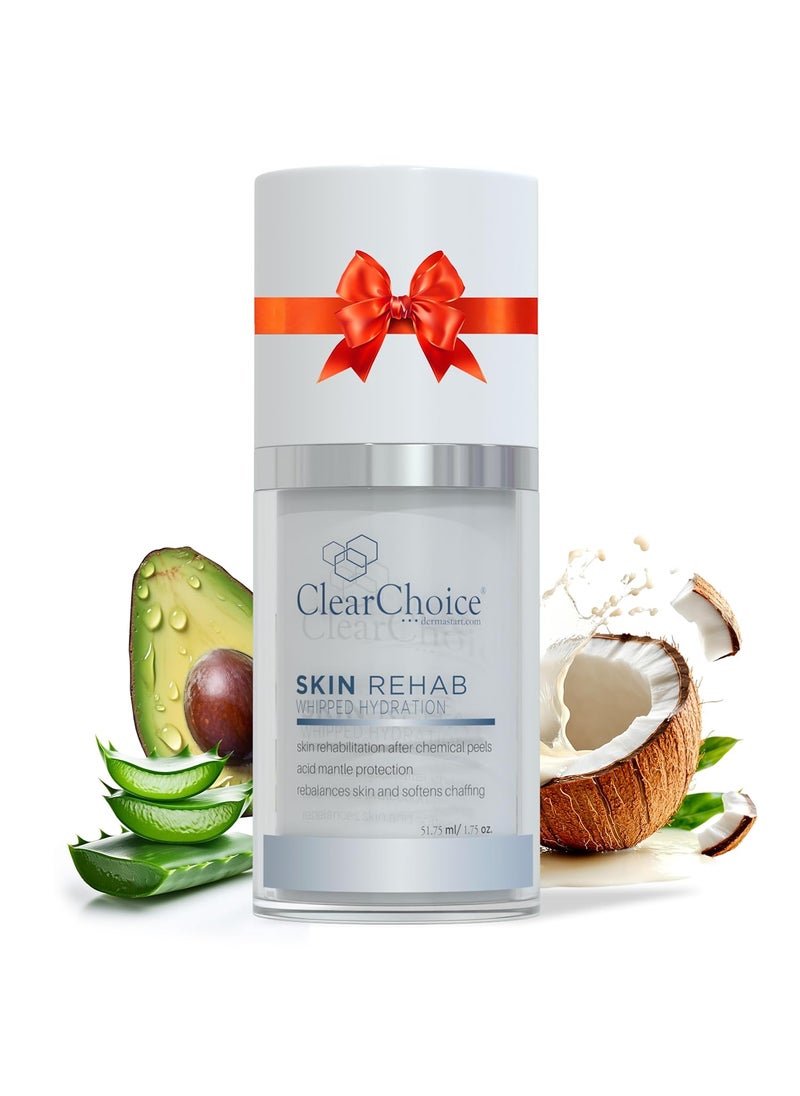 clear choice Clear Choice Skin Rehab Whipped Hydration Deeply Hydrates  Repairs Skin Barrier PostTreatment Care FastAbsorbing Formula 17oz 