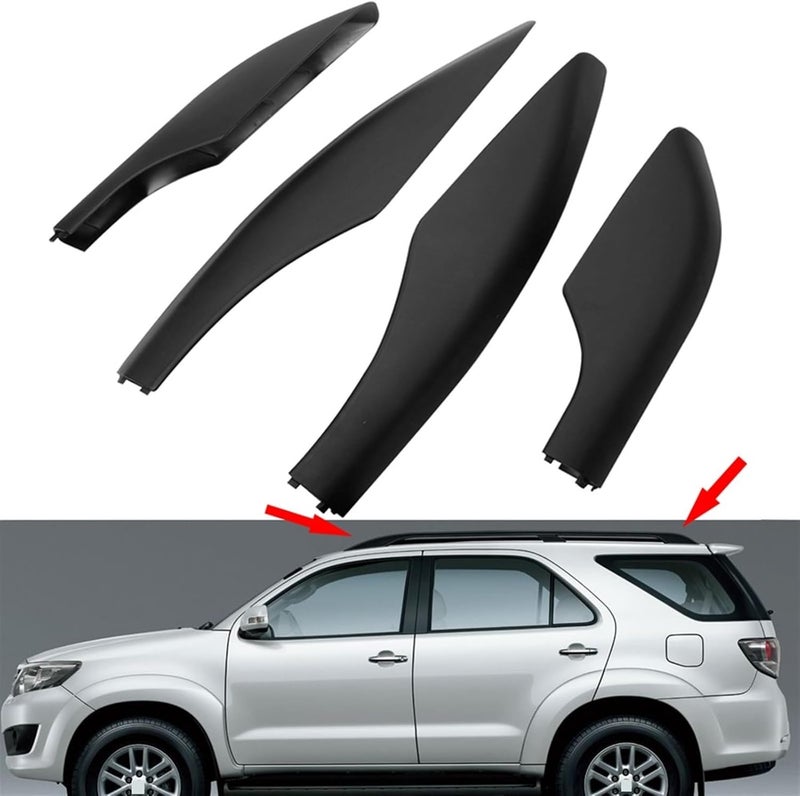 Roof Rack Rail End Cover Set for Toyota Fortuner - Image 5