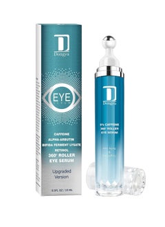 Dongyu Dongyu Caffeine Eye Cream for Dark Circles: Under Eye Serum for Puffiness Bags Daily Care before Dates Parties Women Men  - Image 1