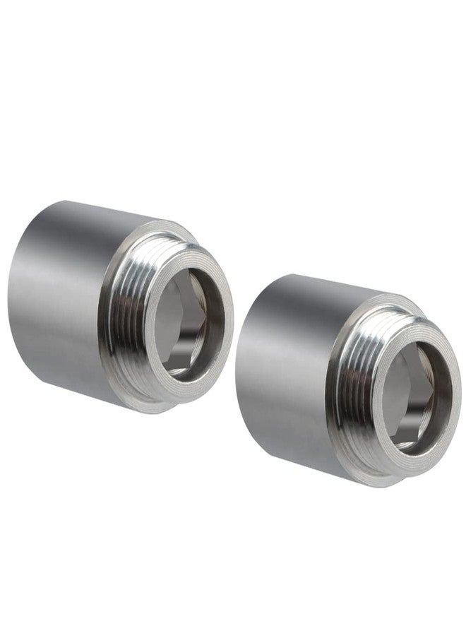 YXQ Shower Head Extension Arm,30mm Length 304 Stainless Steel G1/2 Male to G1/2 Female Thread Cast Pipe Fitting Coupler 2-Piece - Image 5