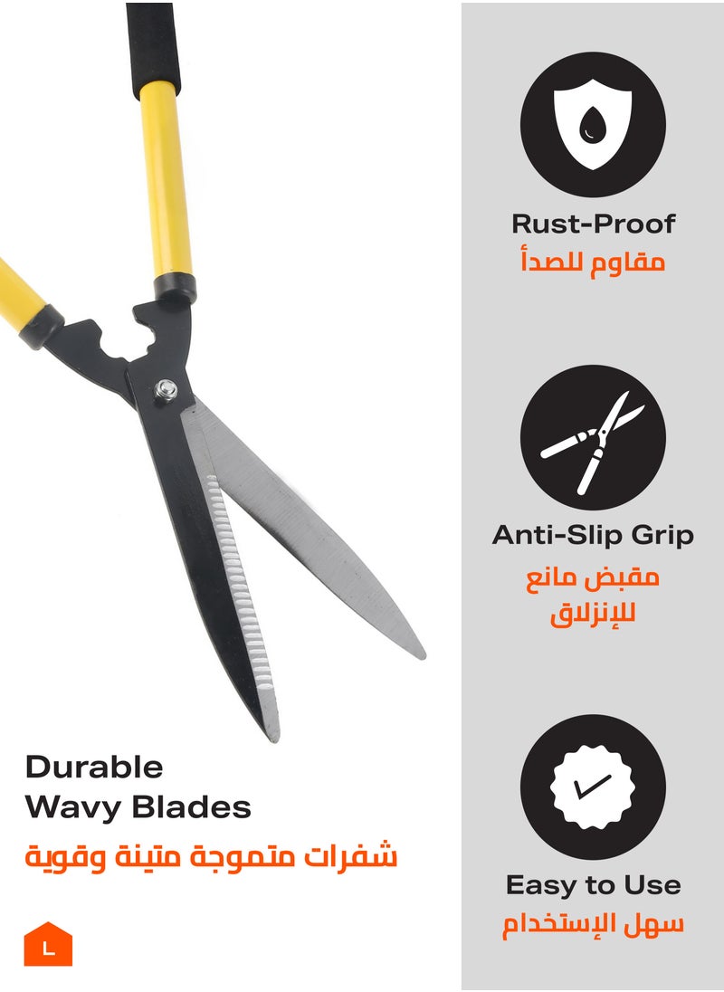 LAWAZIM - Tree Cutter - Heavy Duty Hedge Shears with Sharp Cutting Edges, Ergonomic Handle, and Manual Bush Trimmers - Ideal for Pruning Trees, Shrubs, and Gardening Tasks - Image 1