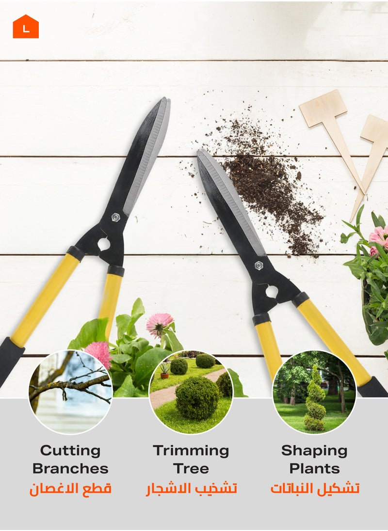 LAWAZIM - Tree Cutter - Heavy Duty Hedge Shears with Sharp Cutting Edges, Ergonomic Handle, and Manual Bush Trimmers - Ideal for Pruning Trees, Shrubs, and Gardening Tasks - Image 1