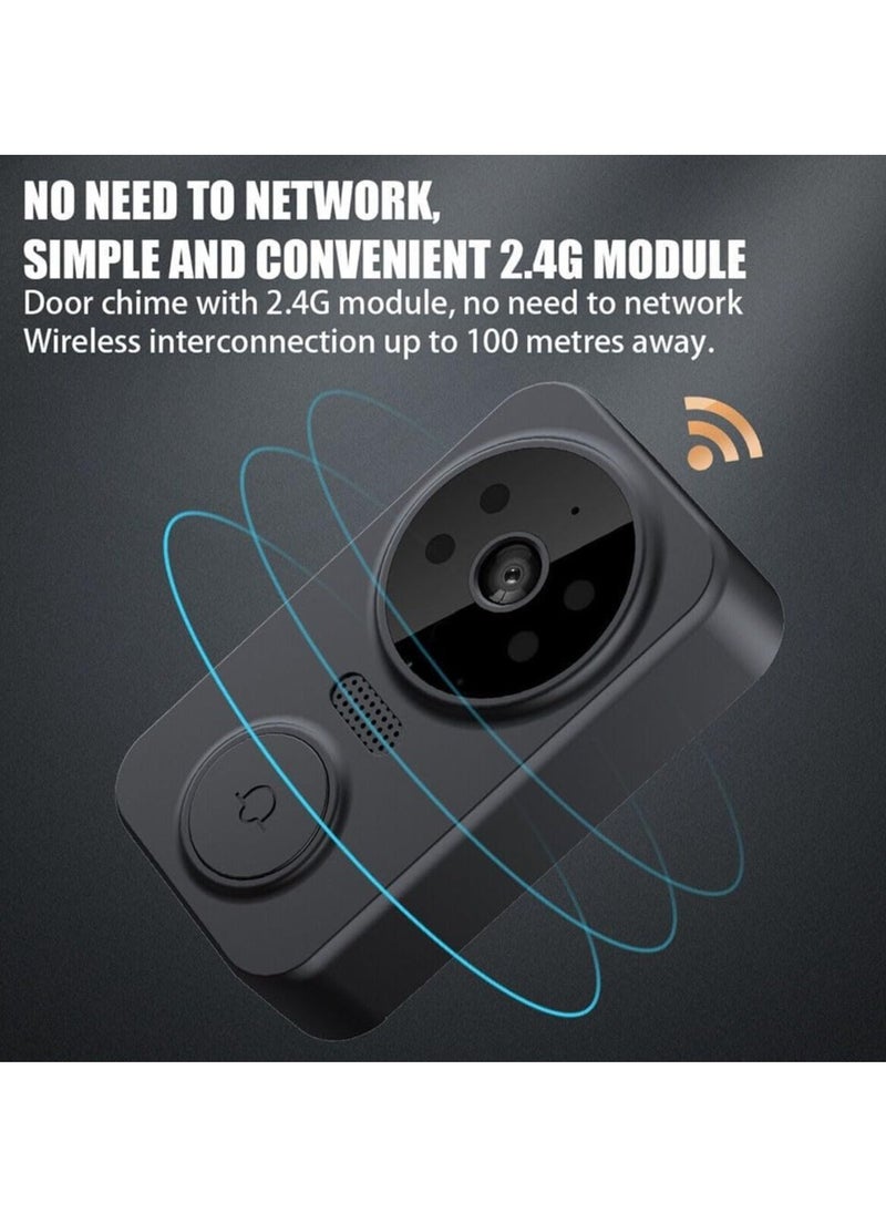 BlueFire - 4.3” Wireless WiFi Video Doorbell with Two-Way Intercom, Night Vision, 128GB TF Card Support, 12 Language Options, IPS Screen, Enhanced Security & Low Power Consumption – Easy Installation & Long Battery Life - Image 1