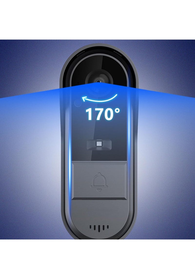 BlueFire 4.3” Wireless  Video Doorbell with Two-Way Intercom, Night Vision, 128GB TF Card Support, 12 Language Options, IPS Screen, Enhanced Security & Low Power Consumption – Easy Installation & Long Battery Life - Image 5