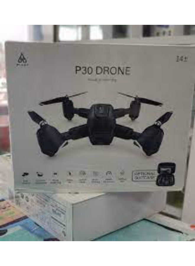 Generic P30 Plus 4K Drone Black - With Dual Camera, WIFI & Remote  - Image 4