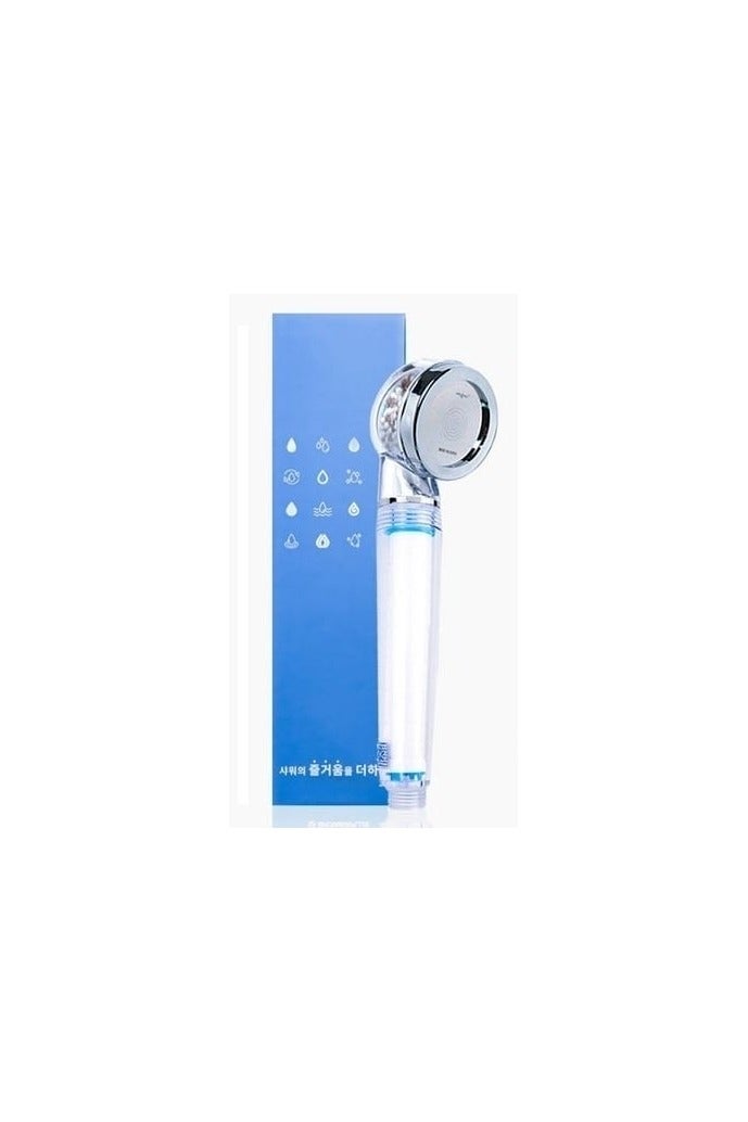 Aqua Duo SF300A  Shower Filter and shower head comes with specialized cartridges designed for skin and hair care. It effectively removes chlorine and other harmful substances from water, helping to protect your skin, prevent dryness, and improve the overall health of your hair.  - Image 2