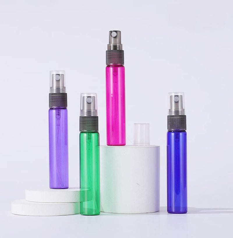 ZbFwmx 20 Pack Set 10ML Protable Refill Bulk Atomizer Spray Travel Perfume Bottle Hydrating Empty Bottle (Brown) - Image 4