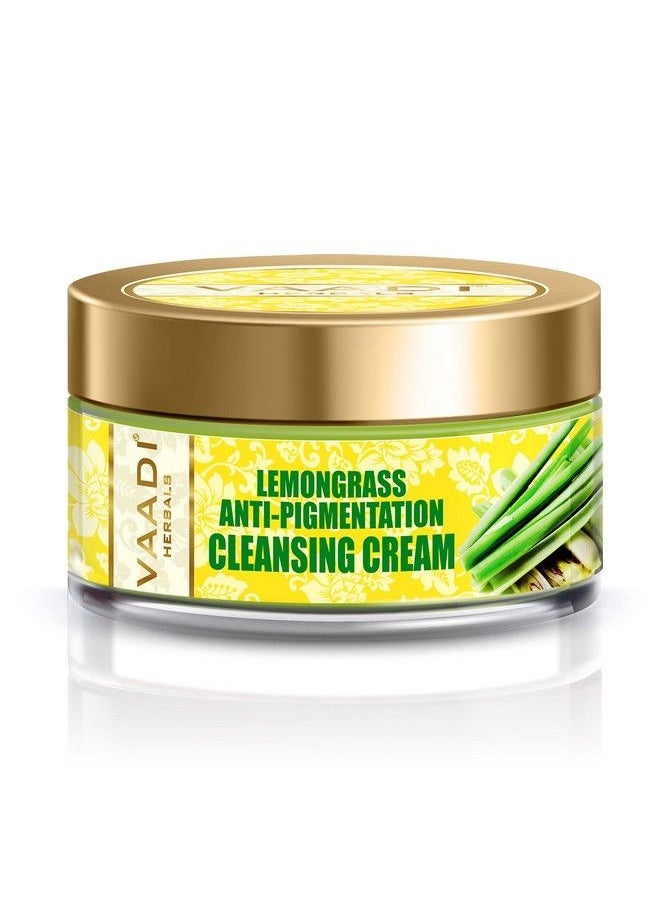 VAADI HERBALS - Lemongrass Anti Pigmentation Cleansing Cream 50G - Image 1