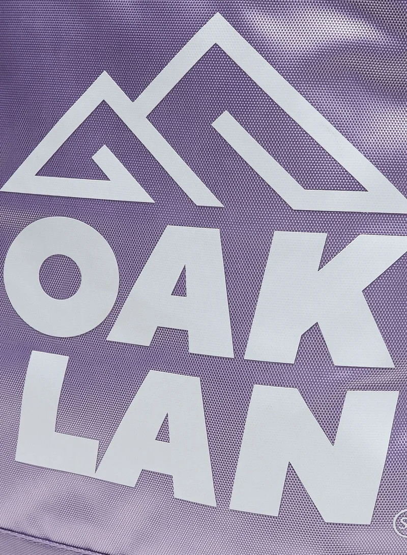 Oaklan by Shoexpress Girls Logo Print Backpack with Adjustable Shoulder Straps
