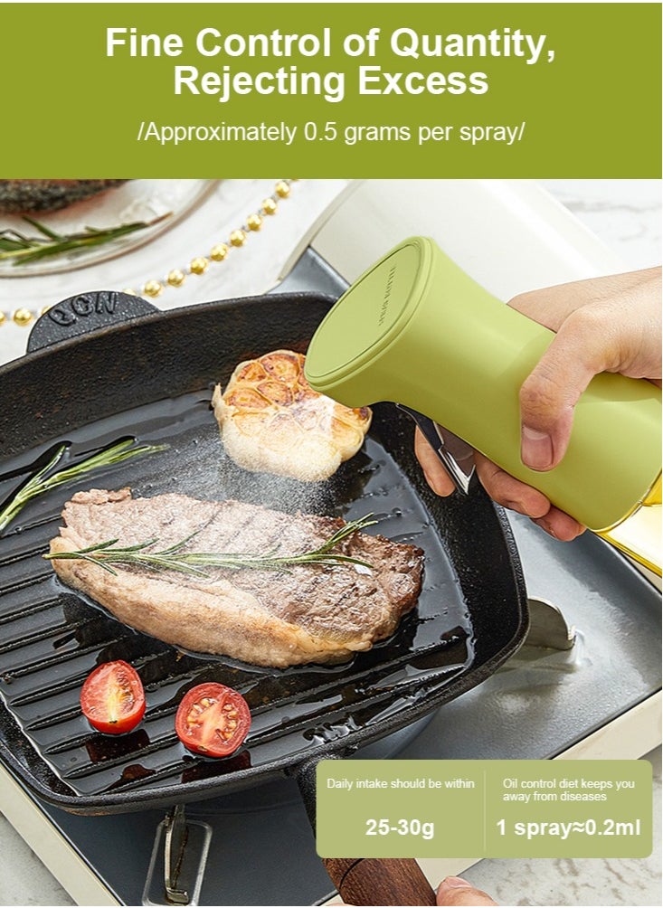 Perfii 240ml Glass Olive Oil Sprayer Bottle, Ideal for Air Fryer, Baking, Grilling, Frying, and Salad Creations, Kitchen Essential Versatile Cooking Companion  - Image 3