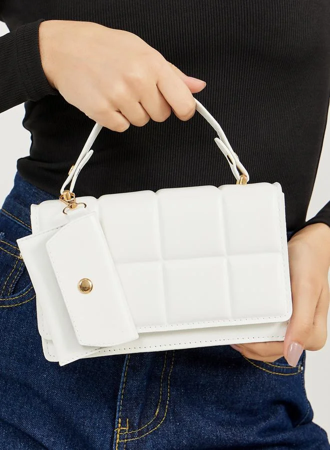 Styli Quilted Handbag with Mini Purse