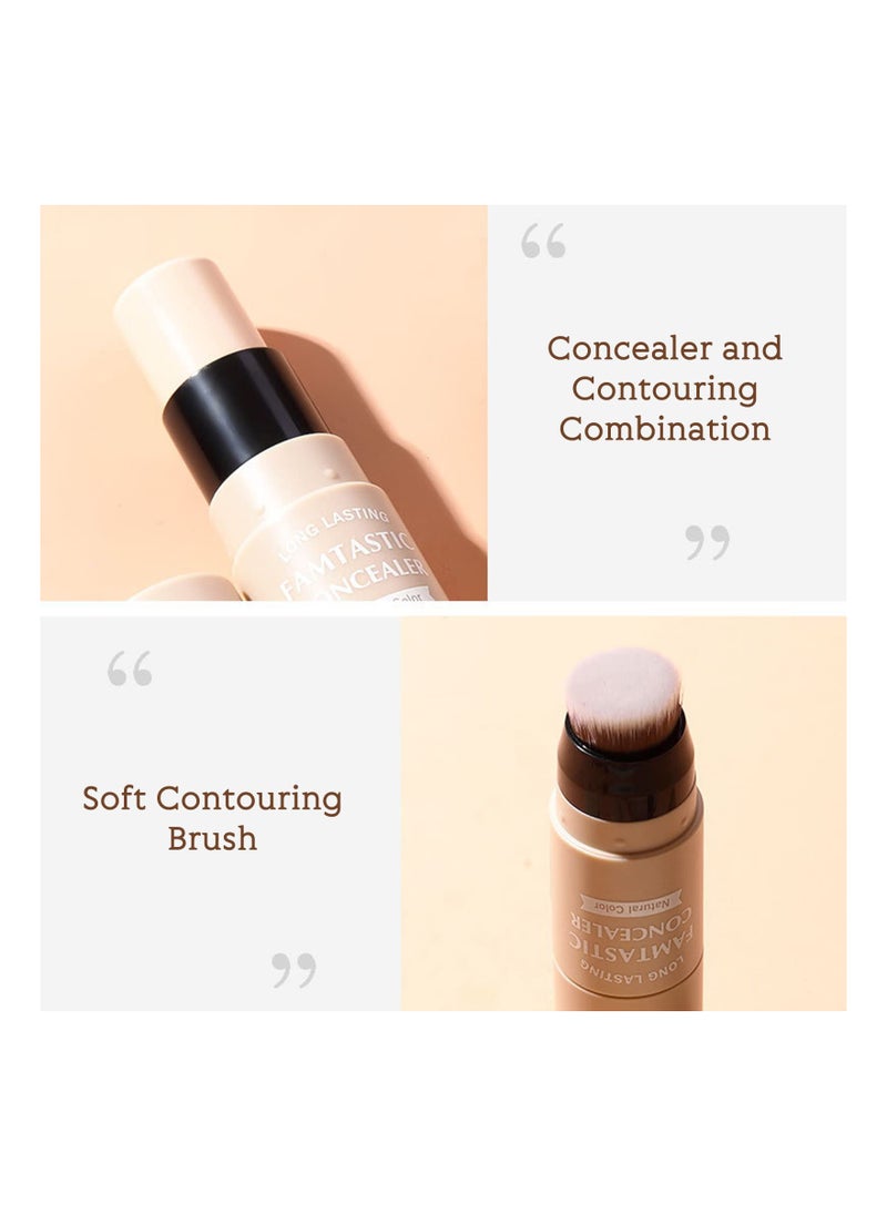 Generic 2 PCS Contour Highlighter Stick with Brush - Waterproof Bronzer Pen for Face Brightening, Longwear Highlighting Shades Pencil (03 & 04) for Perfect Highlighting and Shaping.  - Image 4