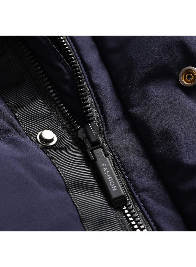 YaYa Winter Fashion Hooded Detachable Thickened Warm Men's Vest Down Vest Men - Image 5