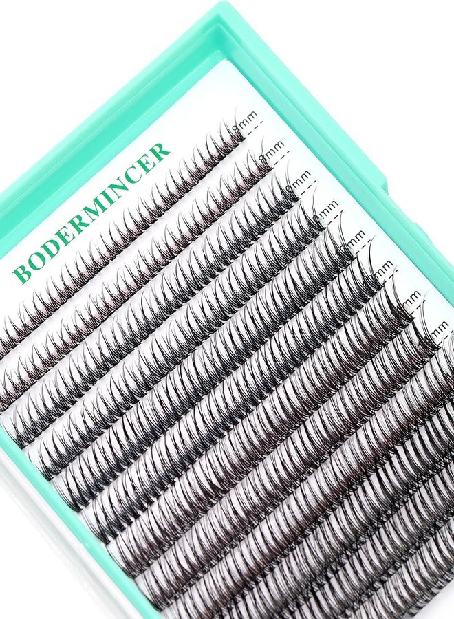 BODERMINCER 8-16mm to Choose Fish Tail Design 120pcs Thickness 0.1mm C Curl 12 Root Women Lady Individual Black False Eyelash Cluster Eye Lashes Extension Tools (8-10-12-14-16mm MIX) - Image 3