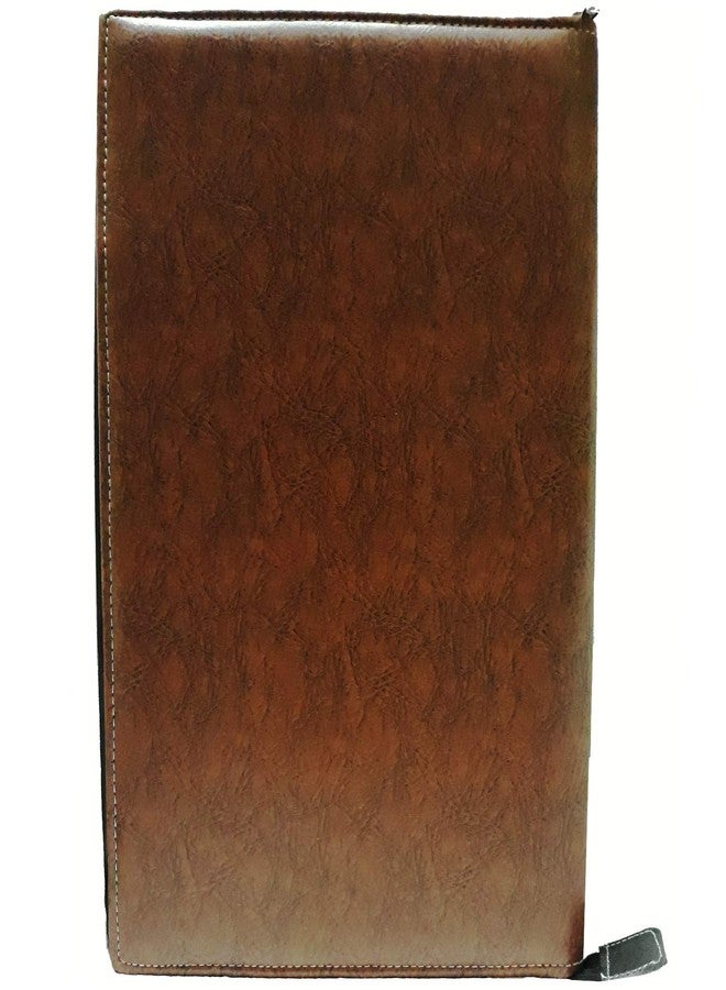 GreatDio® Leatherette Material Professional File Folders for Certificates, Documents Holder with 20 Leafs (Size-B4, Color: Mix Brown) - Image 4