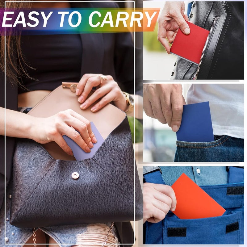 Zhehao 100 Pack Mini Notebooks Colorful Journals Notebooks Small Pocket Notebook Set Mini Journal Memo Notepads Lined Notebook for Kids Office Supplies School Supplies 35 x 55 Inch 24 Sheets 48 Pages - Image 3