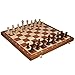 Wegiel Handmade European Professional Tournament Chess Set  Wooden 21 Inch Folding Board with Felt Base  Hand Carved Chess Pieces  Compartment Inside The Board to Store Each Piece - Image 4