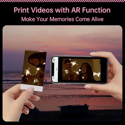 HPRT CP2100 Portable Photo Printer for iPhone & Android, 2 * 3 Instant Color Mini Printer, Bluetooth 5.0, Type-C Charging, Dye-Sublimation Tech, Initial 10 Sheets Included - Image 5