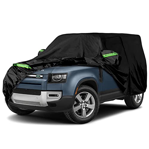 SPORTULI Waterproof Car Cover Replace for 2020-2025 Land Rover Defender 90 2-Door, 6 Layers All Weather Car Covers with Zipper Door for Snow Rain Dust Hail Protection (Defender 2 Door) - Image 1