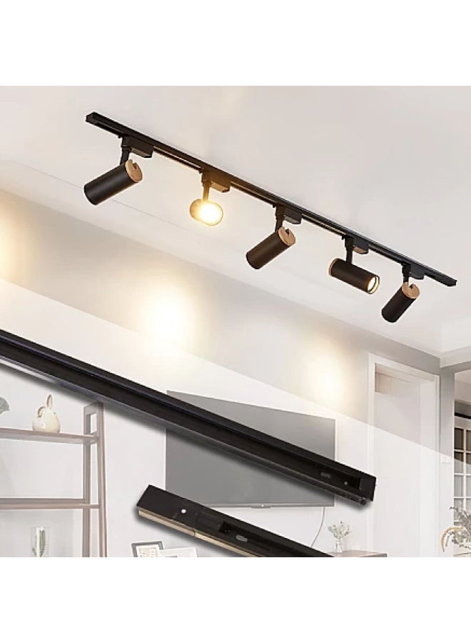 SVL Black track light home decoration spotlight, white light color, 11 watts - Image 2