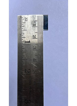 MAHANT LASER POINT MAHANT LASER POINT Regular Silver Rectangle Shape Mirror for Craft Work Jewlerry WorkEmbroidery Work Mandala Art Jewelry Making 4 12MM 390 Pices 50GM  - Image 2