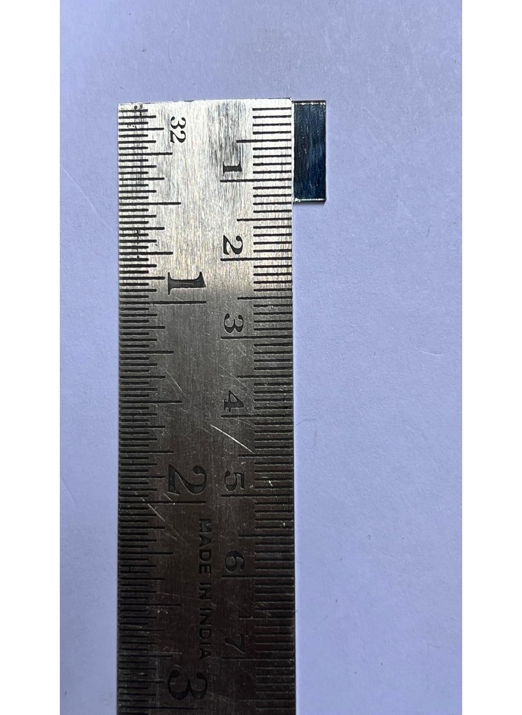 MAHANT LASER POINT - MAHANT LASER POINT Regular Silver Rectangle Shape Mirror for Craft Work Jewlerry WorkEmbroidery Work Mandala Art Jewelry Making 4 12MM 390 Pices 50GM - Image 1