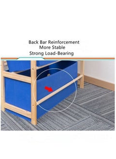 Enjoylifeme Multifunctional Deluxe Kids Toy Organizer Box and Rack with 6 Cloth Storage Bins  - Image 3